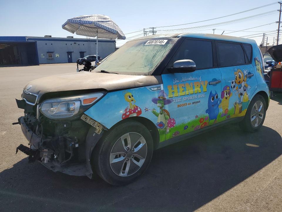 2018 Kia Soul Ev მანქანა იყიდება აუქციონზე, vin: KNDJX3AE7J7032271, აუქციონის ნომერი: 60870746