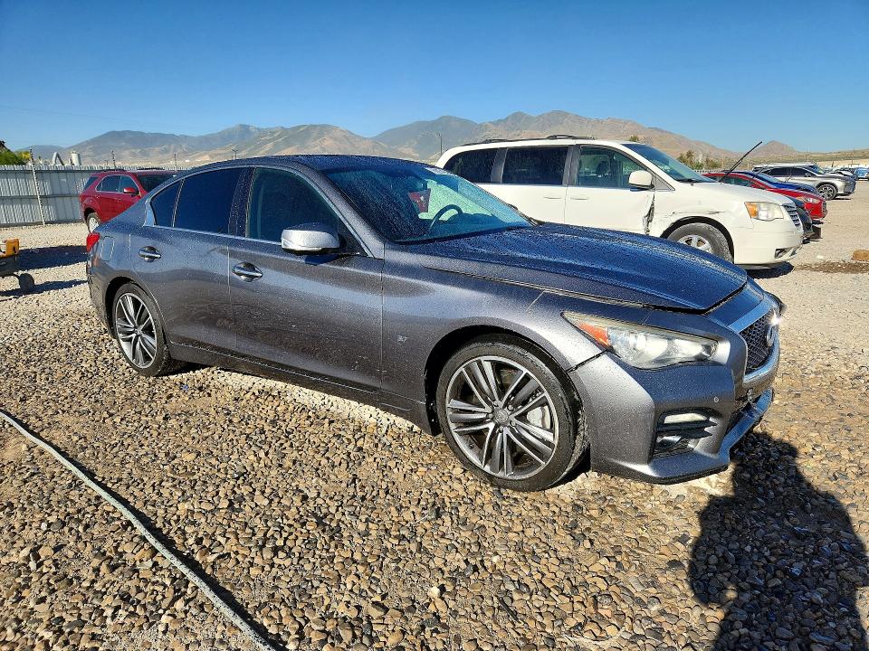 60234346 :رقم المزاد ، JN1BV7AR1EM689856 vin ، 2014 Infiniti Q50 مزاد بيع