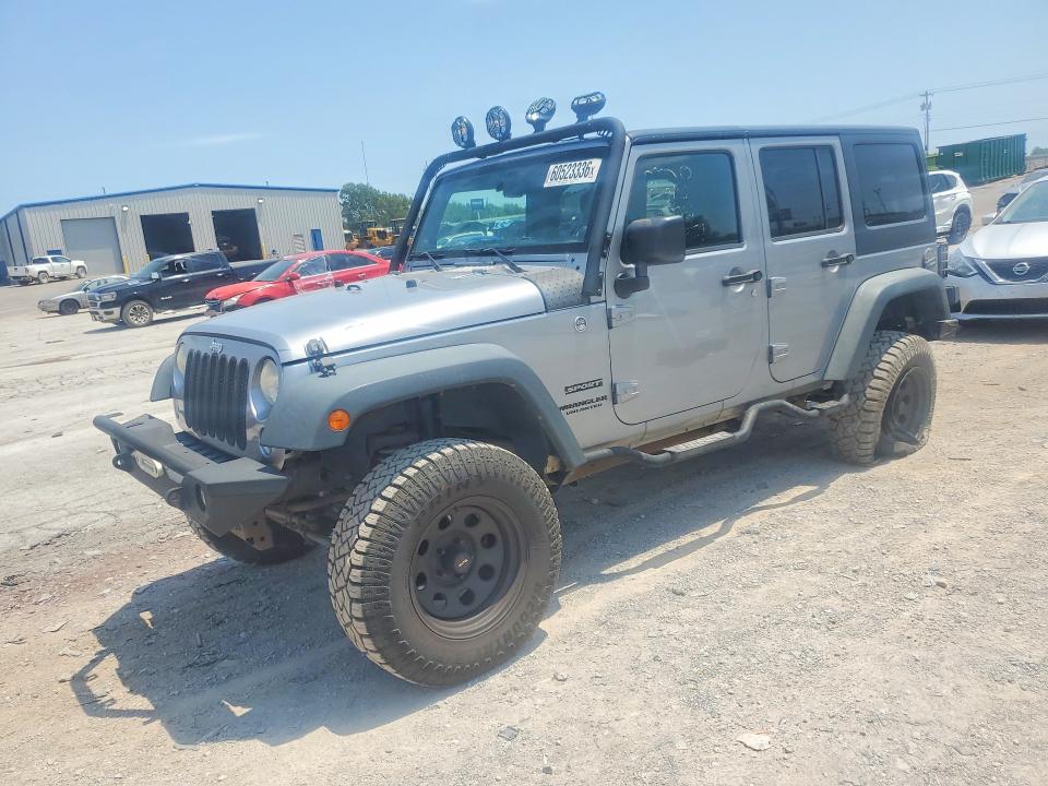 60523336 :رقم المزاد ، 1C4BJWDG4EL261136 vin ، 2014 Jeep Wrangler Unlimited مزاد بيع