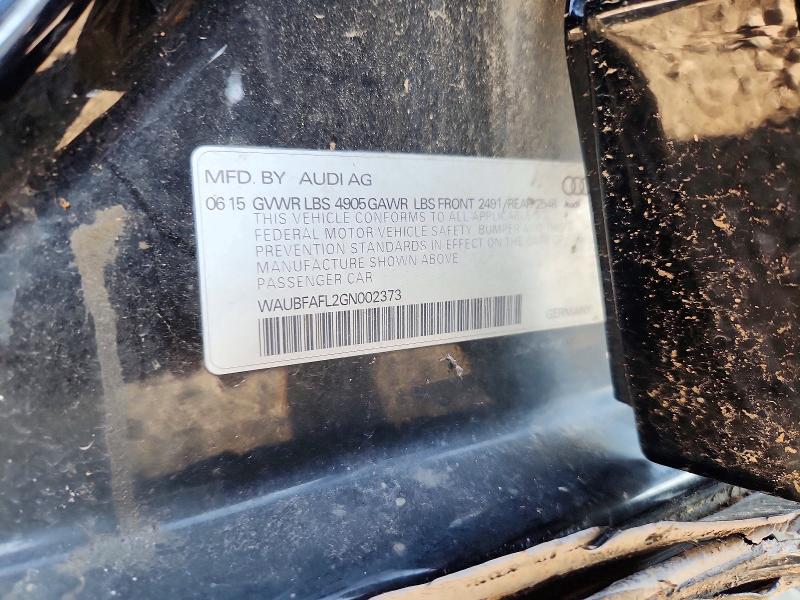 Aukcja sprzedaży 2016 Audi A4, vin: WAUBFAFL2GN002373, numer aukcji: 60430316