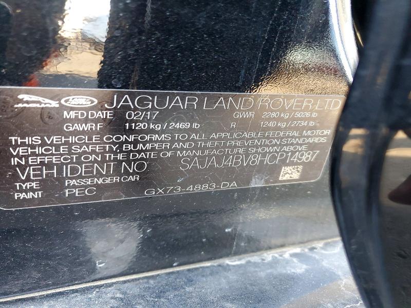 2017 Jaguar Xe მანქანა იყიდება აუქციონზე, vin: SAJAJ4BV8HCP14987, აუქციონის ნომერი: 62630826