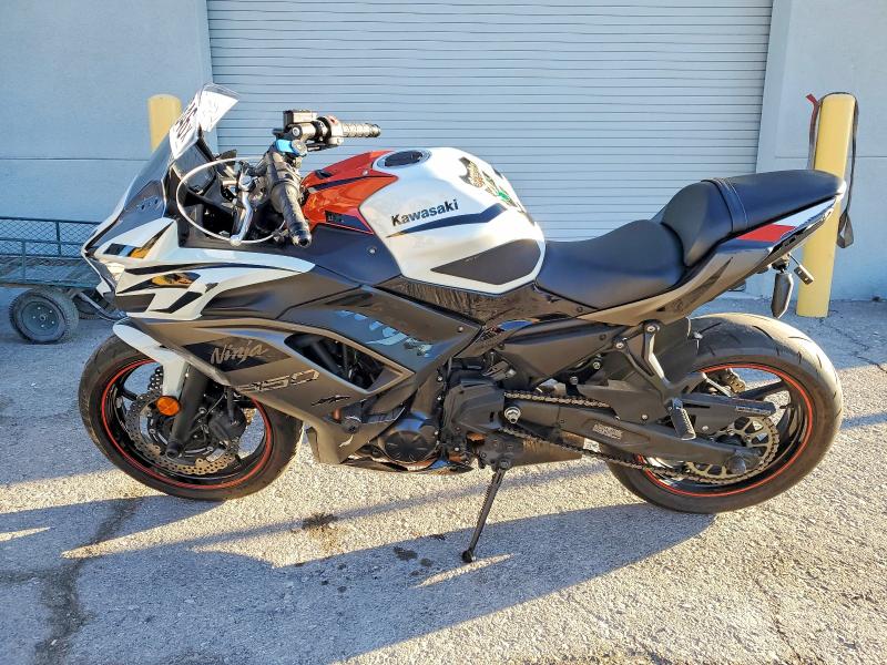 59387846 :رقم المزاد ، ML5EXER12PDA88155 vin ، 2023 Kawasaki Ex650 مزاد بيع