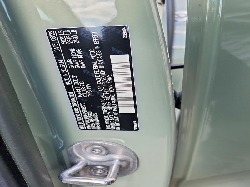 60587736 :رقم المزاد ، YV4L12UA4P2932576 vin ، 2023 Volvo Xc40 مزاد بيع