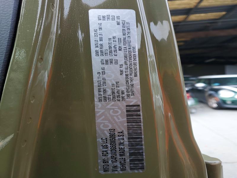 Aukcja sprzedaży 2025 Jeep Wrangler, vin: 1C4PJXDG5SW509013, numer aukcji: 59367296