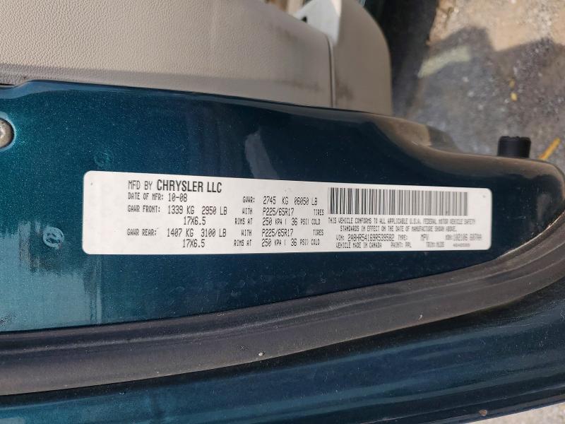 Aukcja sprzedaży 2009 Chrysler Town & Country, vin: 2A8HR54169R539582, numer aukcji: 61134076