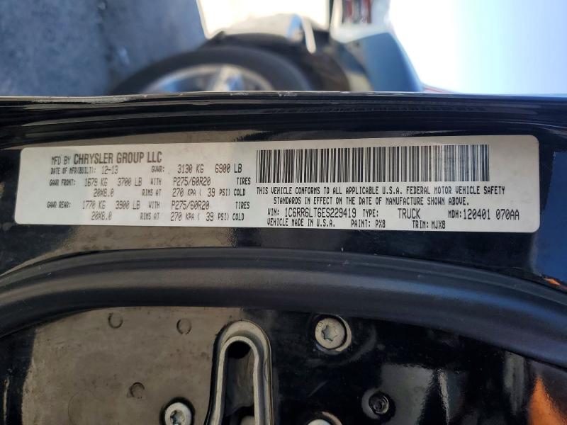 Продажа на аукционе авто 2014 Ram 1500, vin: 1C6RR6LT6ES229419, номер лота: 63214416