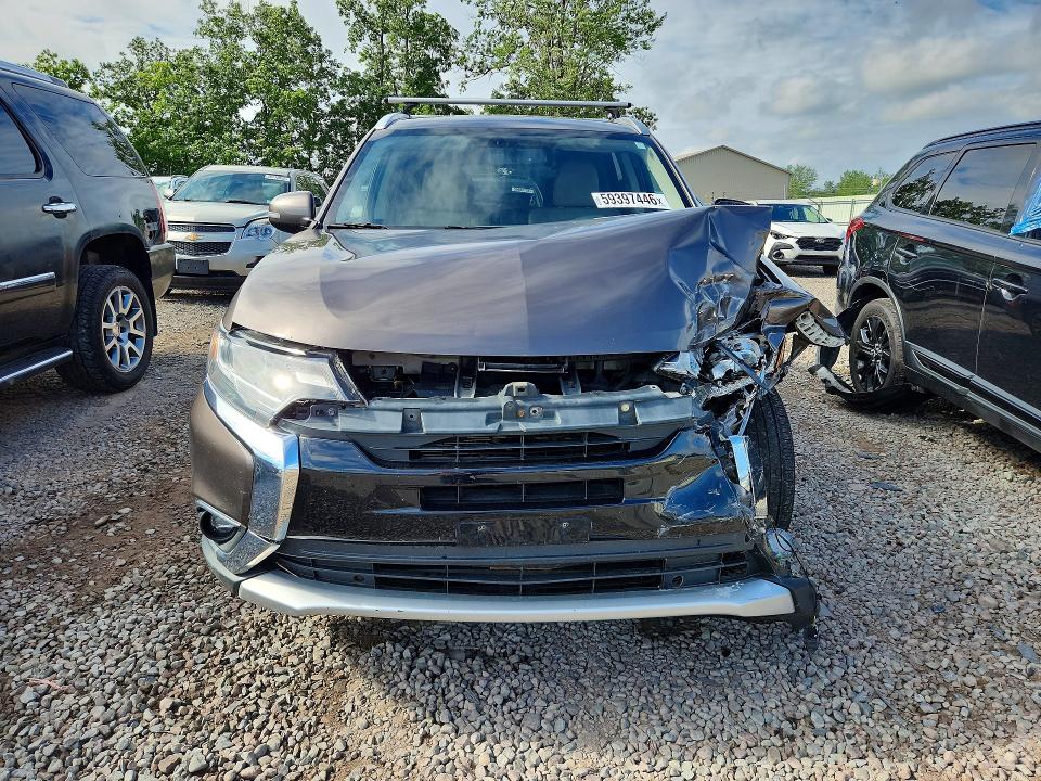 2017 Mitsubishi Outlander მანქანა იყიდება აუქციონზე, vin: JA4AZ3A32HZ015573, აუქციონის ნომერი: 59397446
