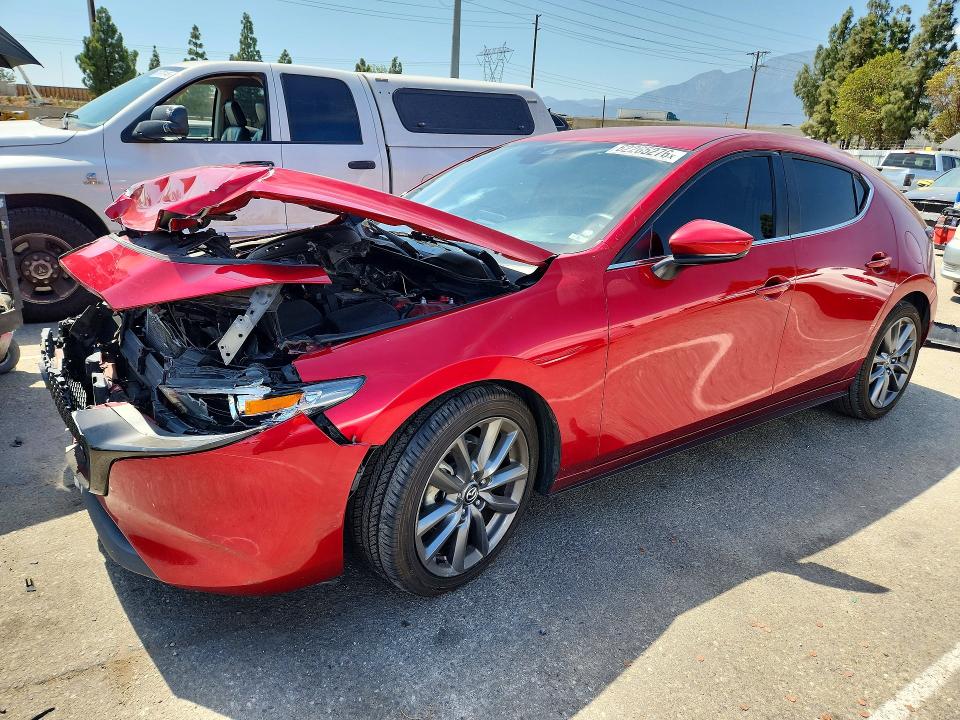 2019 Mazda 3 მანქანა იყიდება აუქციონზე, vin: JM1BPAMM4K1119710, აუქციონის ნომერი: 62265276