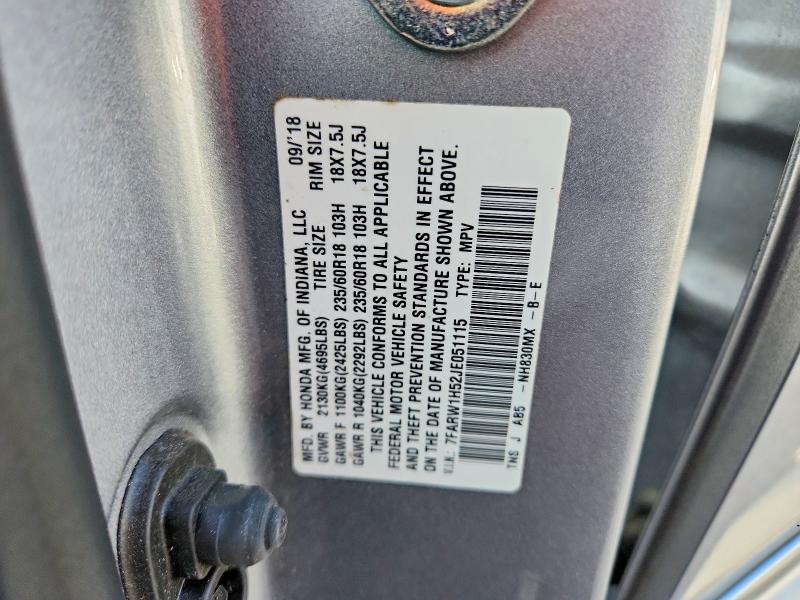 Aukcja sprzedaży 2018 Honda Cr-v, vin: 7FARW1H52JE051115, numer aukcji: 61040956