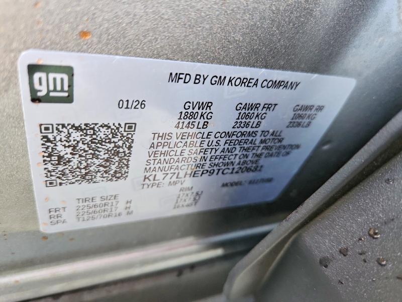 Продаж на аукціоні авто 2026 Chevrolet Trax, vin: KL77LHEP9TC120681, номер лоту: 62912446