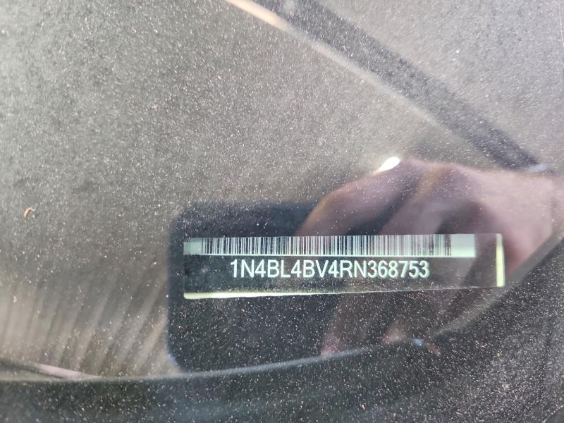 Продажа на аукционе авто 2024 Nissan Altima, vin: 1N4BL4BV4RN368753, номер лота: 59691256