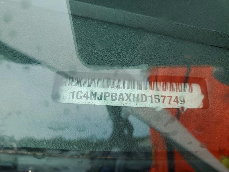 Aukcja sprzedaży 2017 Jeep Patriot, vin: 1C4NJPBAXHD157749, numer aukcji: 62491106