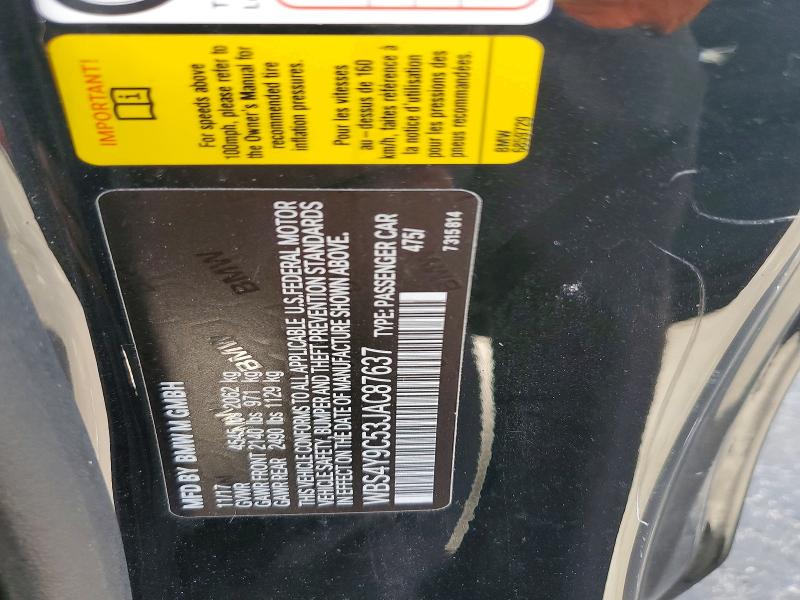 Aukcja sprzedaży 2018 Bmw M4, vin: WBS4Y9C53JAC87637, numer aukcji: 61107546