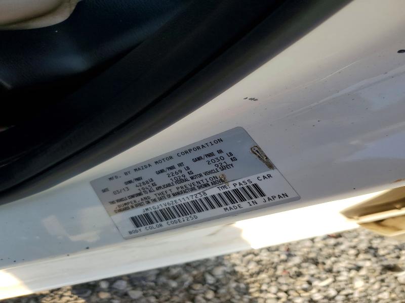 2014 Mazda 6 მანქანა იყიდება აუქციონზე, vin: JM1GJ1V62E1117238, აუქციონის ნომერი: 55653756
