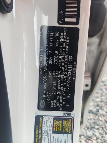 Aukcja sprzedaży 2017 Kia Forte, vin: 3KPFK4A70HE146800, numer aukcji: 62004786