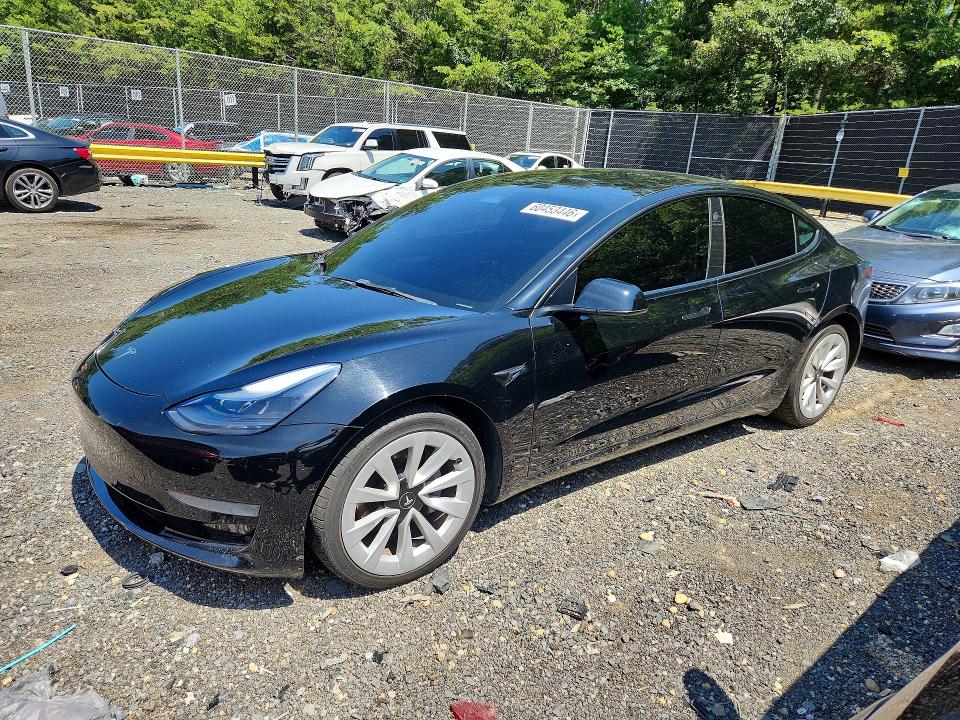 Aukcja sprzedaży 2022 Tesla Model 3, vin: 5YJ3E1EA1NF186274, numer aukcji: 60453446