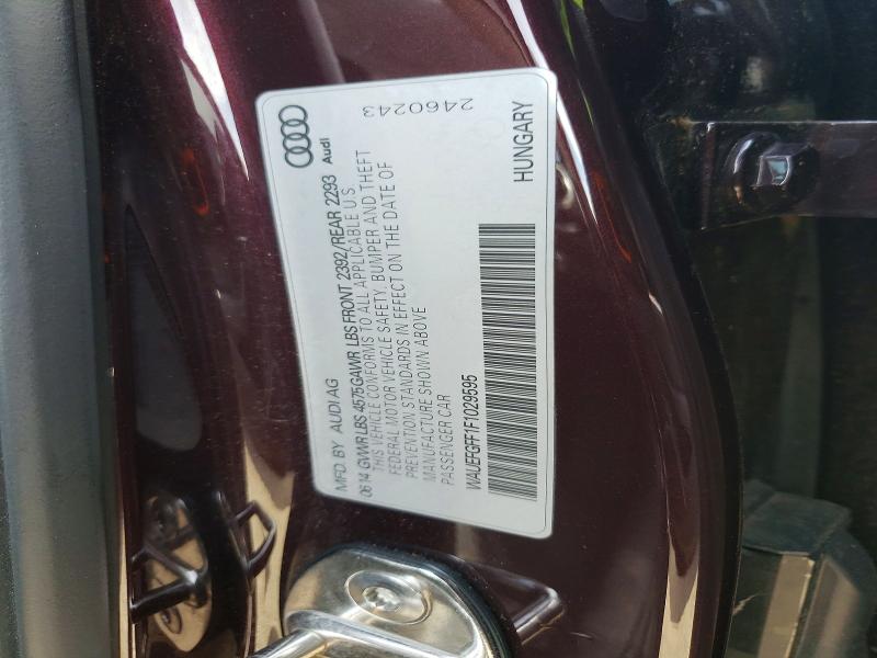 Aukcja sprzedaży 2015 Audi A3, vin: WAUEFGFF1F1029595, numer aukcji: 61598716