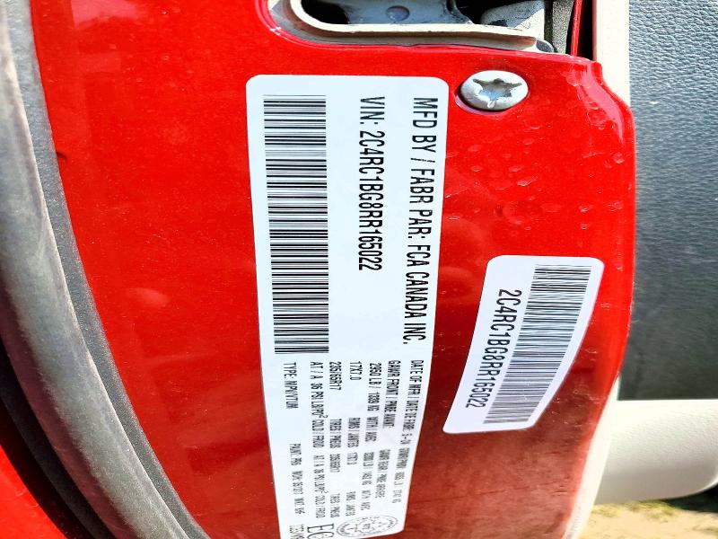 2024 Chrysler Pacifica მანქანა იყიდება აუქციონზე, vin: 2C4RC1BG8RR165022, აუქციონის ნომერი: 59700296