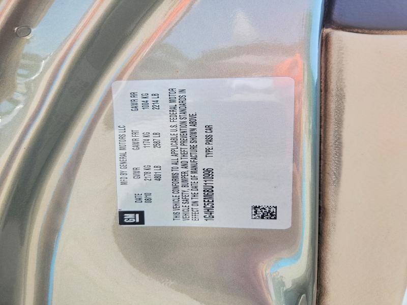 Продажа на аукционе авто 2011 Buick Lucerne, vin: 1G4HC5EM6BU110996, номер лота: 61207676