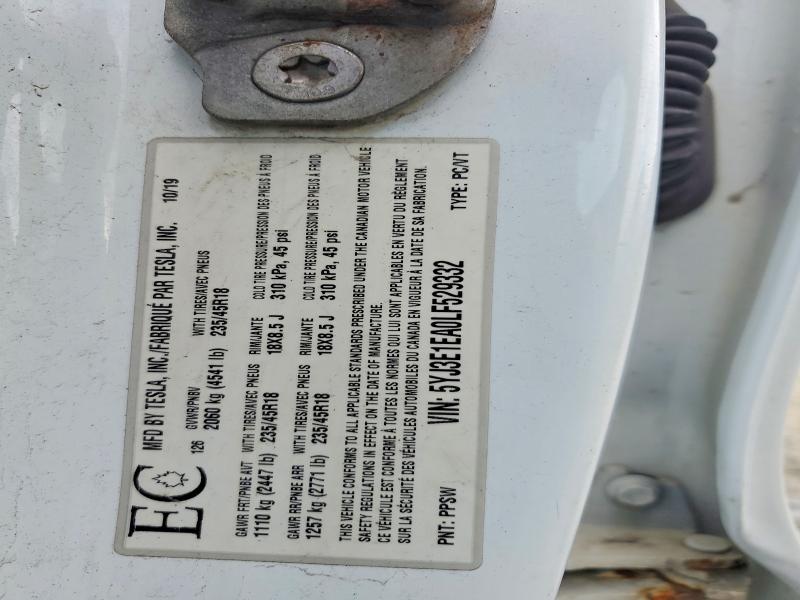 Aukcja sprzedaży 2020 Tesla Model 3, vin: 5YJ3E1EA0LF529332, numer aukcji: 60813856