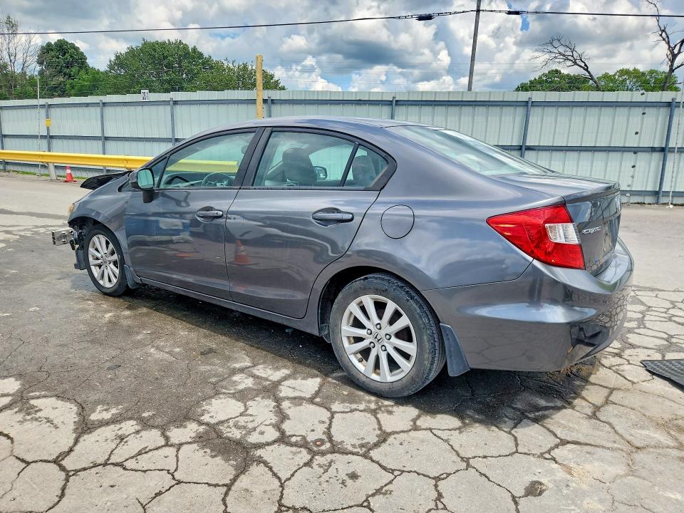 2012 Honda Civic მანქანა იყიდება აუქციონზე, vin: 19XFB2F57CE062557, აუქციონის ნომერი: 61092216