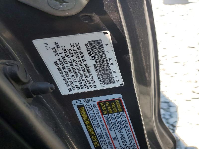 2012 Honda Civic მანქანა იყიდება აუქციონზე, vin: 2HGFG3B84CH523064, აუქციონის ნომერი: 60037696