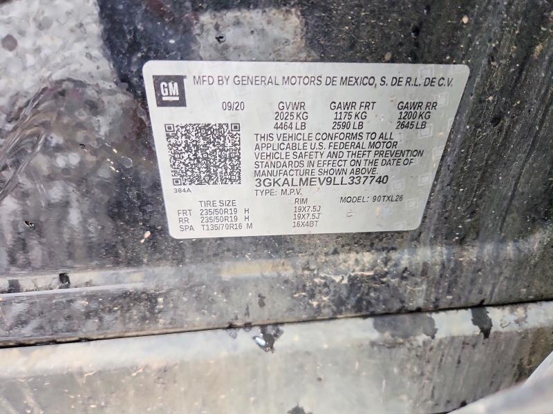 Продаж на аукціоні авто 2020 Gmc Terrain, vin: 3GKALMEV9LL337740, номер лоту: 62242156