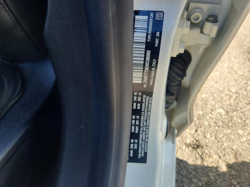 Продажа на аукционе авто 2022 Maserati Ghibli, vin: ZAM57YTM2NX386980, номер лота: 63222206