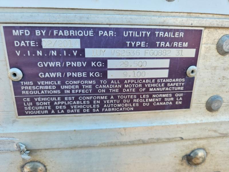 Продажа на аукционе авто 2015 Utility Trailer Manufacture Trailer, vin: 1UYVS2536FG088231, номер лота: 59891656