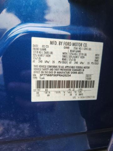 Auction sale of the 2023 Ford Maverick, vin: 3FTTW8F9XPRA20234, lot number: 62898166