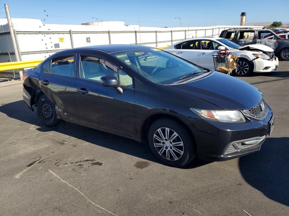 61543436 :رقم المزاد ، 19XFB2F55DE044138 vin ، 2013 Honda Civic مزاد بيع