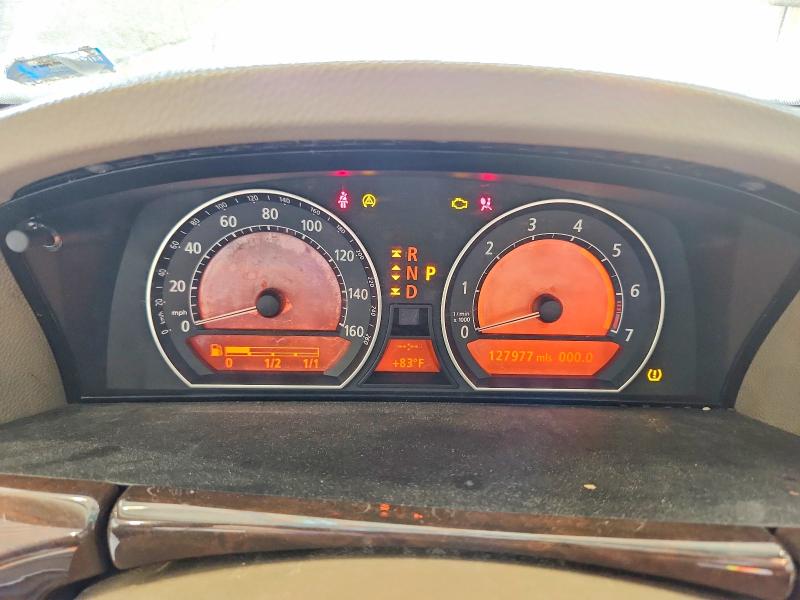 63193166 :رقم المزاد ، WBAHN83578DT77629 vin ، 2008 Bmw 750 مزاد بيع
