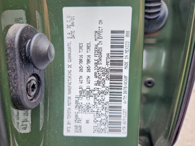 Aukcja sprzedaży 2021 Toyota Tacoma, vin: 3TYCZ5AN4MT035156, numer aukcji: 59985986