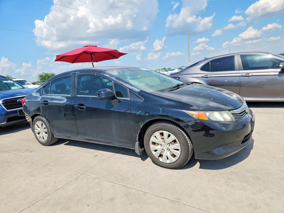 59621406 :رقم المزاد ، 2HGFB2F58CH555203 vin ، 2012 Honda Civic مزاد بيع