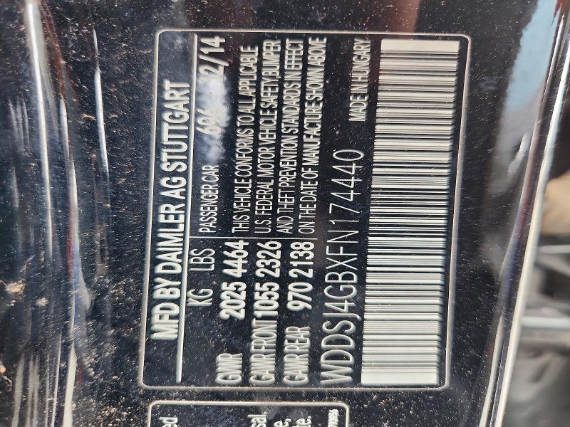 Продаж на аукціоні авто 2015 Mercedes-benz Cla, vin: WDDSJ4GBXFN174440, номер лоту: 62284816