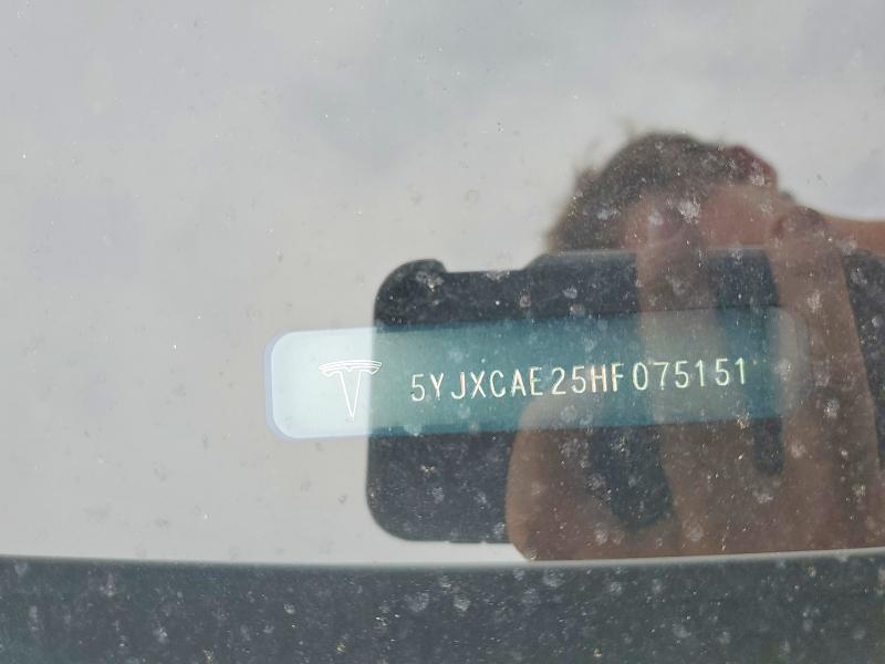 Aukcja sprzedaży 2017 Tesla Model X, vin: 5YJXCAE25HF075151, numer aukcji: 61532436