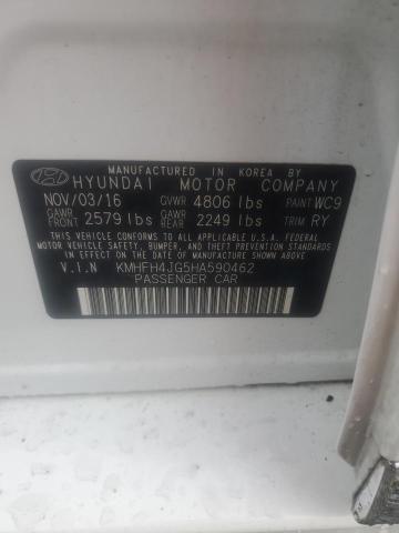 Продаж на аукціоні авто 2017 Hyundai Azera, vin: KMHFH4JG5HA590462, номер лоту: 63293376