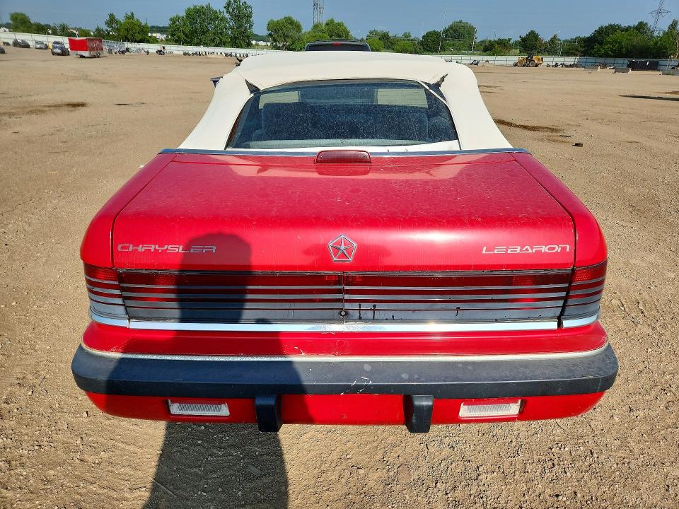 Продажа на аукционе авто 1992 Chrysler Lebaron, vin: 1C3XU4538NF190233, номер лота: 60717076