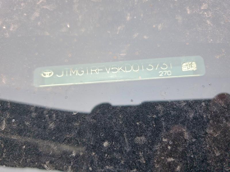 60733316 :رقم المزاد ، JTMG1RFV5KD013731 vin ، 2019 Toyota Rav4 مزاد بيع