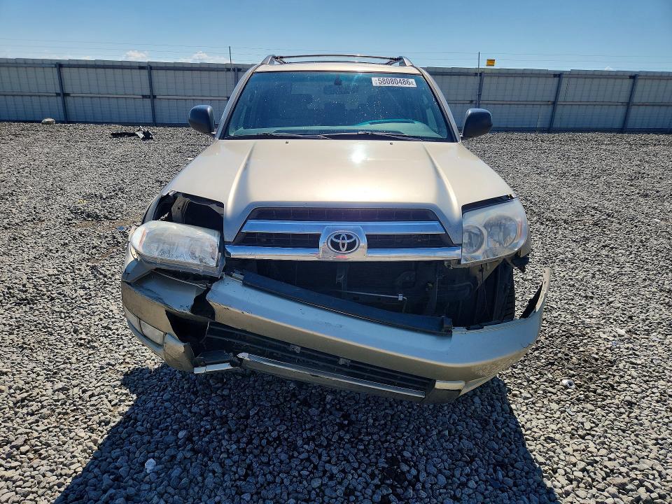 Aukcja sprzedaży 2005 Toyota 4runner, vin: JTEBU14R850077018, numer aukcji: 58080486
