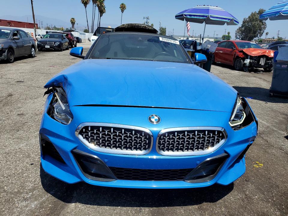 85989735 :رقم المزاد ، WBAHF3C06LWW54031 vin ، 2020 Bmw Z4 مزاد بيع