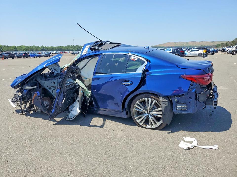 59771016 :رقم المزاد ، JN1EV7AR8KM591691 vin ، 2019 Infiniti Q50 مزاد بيع
