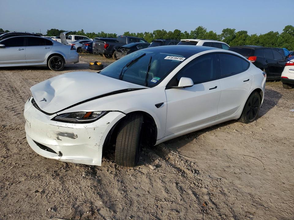 Продаж на аукціоні авто 2024 Tesla Model 3, vin: 5YJ3E1EA1RF865824, номер лоту: 61616416