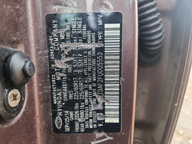 Aukcja sprzedaży 2015 Hyundai Tucson, vin: KM8JT3AF2FU005553, numer aukcji: 60939876