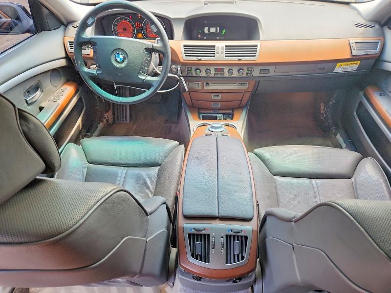 2003 Bmw 745 მანქანა იყიდება აუქციონზე, vin: WBAGN63413DR09490, აუქციონის ნომერი: 63110396