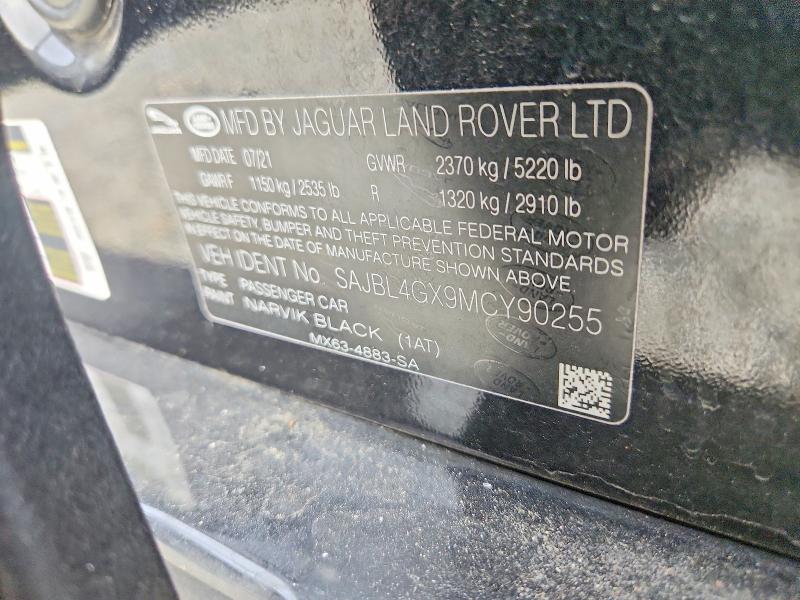 Продажа на аукционе авто 2021 Jaguar Xf, vin: SAJBL4GX9MCY90255, номер лота: 61528966