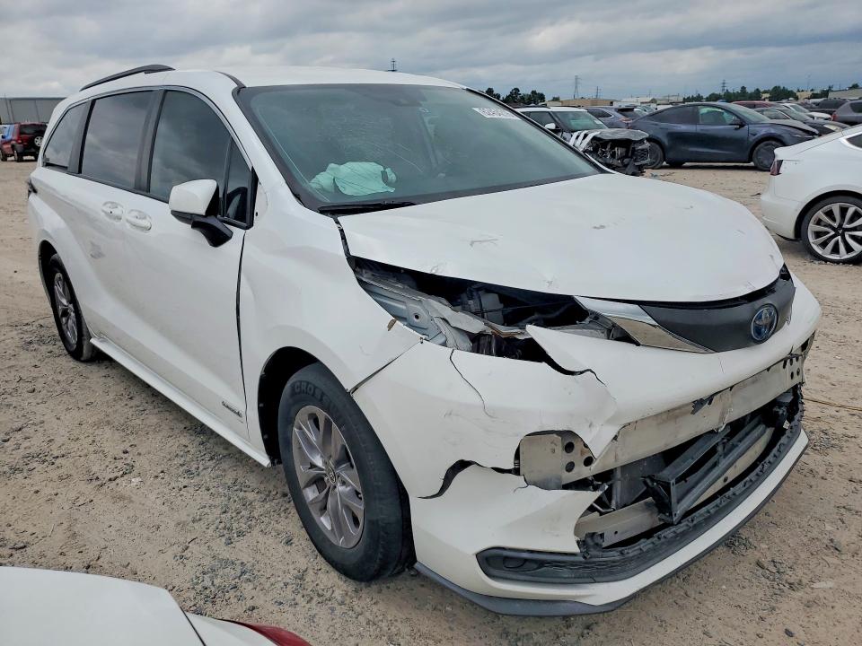 Aukcja sprzedaży 2021 Toyota Sienna, vin: 5TDKRKEC3MS028195, numer aukcji: 62454216