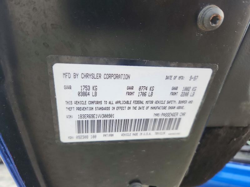Продажа на аукционе авто 1997 Dodge Viper, vin: 1B3ER69E1VV300901, номер лота: 61547296
