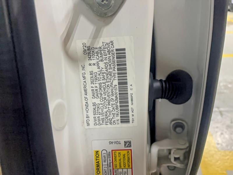 59819326 :رقم المزاد ، 19UUB6F62MA001579 vin ، 2021 Acura Tlx مزاد بيع