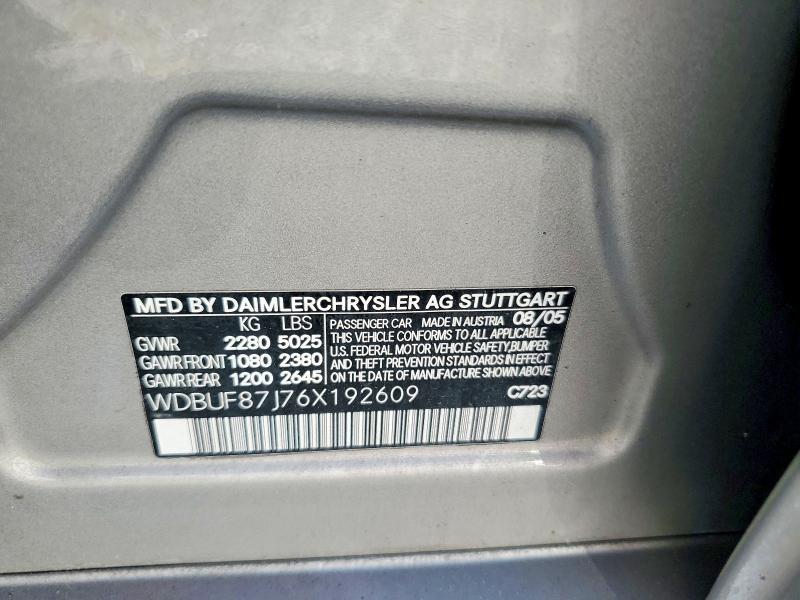 Продаж на аукціоні авто 2006 Mercedes-benz E, vin: WDBUF87J76X192609, номер лоту: 58820696